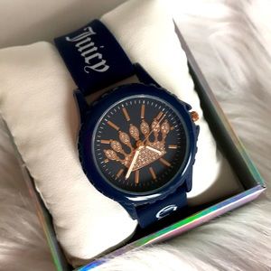 Juicy Couture watch with crystal crown bling